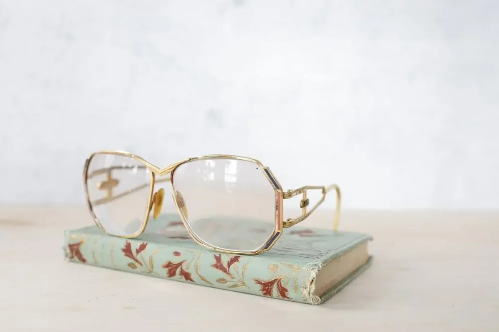 Vintage Cazal 1980s Eyeglass Frames West Germany Multicolor Street Hip Hop